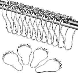 YOGAZEN 12 Stück Duschvorhang Haken, Gleitsystem