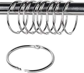 YOGAZEN 16 Stück Vorhangringe Metall, 38mm
