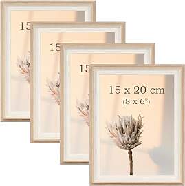 YoHyien Bilderrahmen 15x20 4er Set, Freistehende