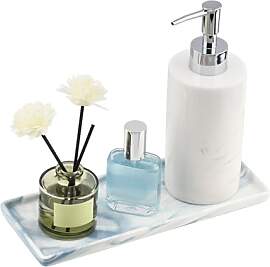 YoHyien Keramik Badezimmer Tablett, Deko Tablett