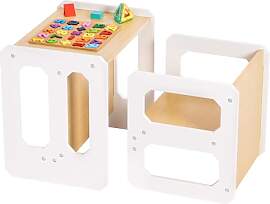 Yorbay Tisch und Stuhl Set für Kinder
