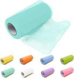 Yoreva 8 Farben Tüll Meterware Set, Organza