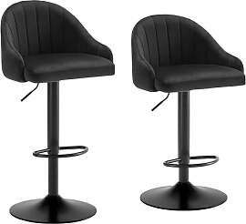YOUDENOVA Barhocker 2er Set Höhenverstellbar,