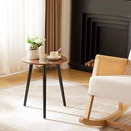 YOUDENOVA Beistelltische Holz, Couchtisch rund,