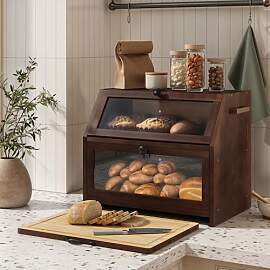 YOUDENOVA Brotkasten Eco Brotbox Brotkorb mit