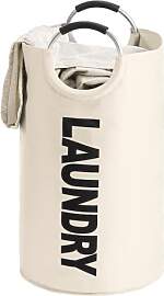 YOUDENOVA Faltbarer Wäschekorb, 115L Großer