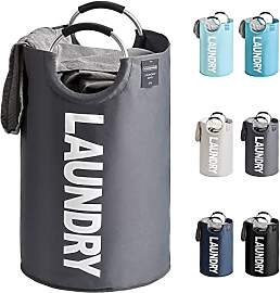 YOUDENOVA Faltbarer Wäschekorb, 92L Großer