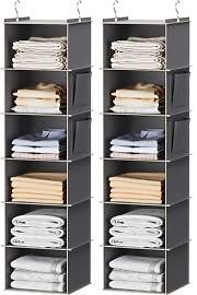 YOUDENOVA Hängeregal Schrankorganizer Stabiler 6