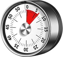 Youery Küchentimer, Magnetischer Visueller Timer