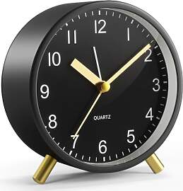 YouJabz Analoger Wecker, Silent Non Ticking mit
