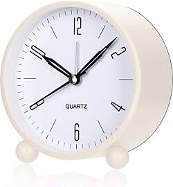YouJabz Wecker Analog Ohne Ticken mit