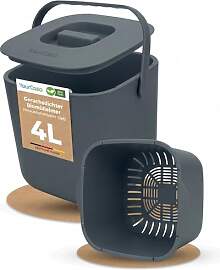 YourCasa Biomülleimer Küche 4L - Komposteimer