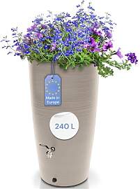 YourCasa Regentonne 240 Liter [Aquasplash] Messing 