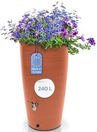 YourCasa Regentonne 240 Liter [Aquasplash] Messing 