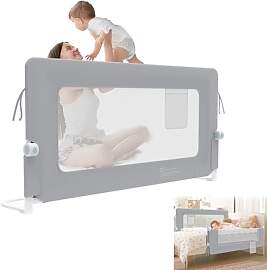 YRHome 150cm Bettgitter Rausfallschutz klappbar