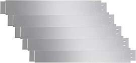 YRHome Rasenkante Metall 5m x 15cm Verzinkt