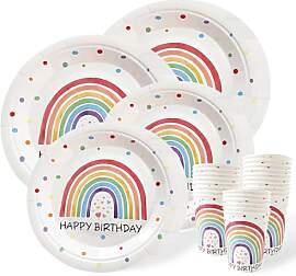 YRsorn Regenbogen Deko Kindergeburtstag -