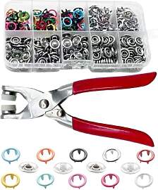 YSDINK Druckknopf Set mit Zange, 9.5mm Hohle