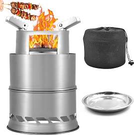 YTACREA Generic Rauchfreie Feuerschale, Tragbarer