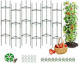 Ytaoeo 6 Stück Rankhilfe Tomaten 120 cm Höhe