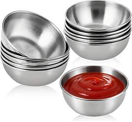 YTSMFL 8 Stück Edelstahl Schüssel Set,