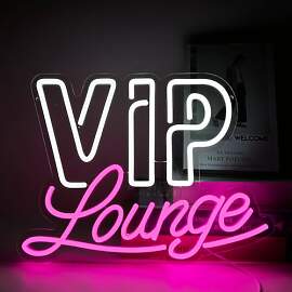 YUEYYNS VIP Lounge Neon Schild für
