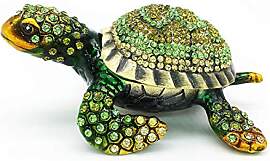 YU FENG Schmuckkästchen mit Schildkröten-Motiv,