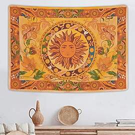 Yugarlibi Sonne Wandteppich Mandala Wandteppich