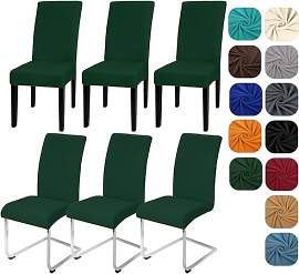 Yugarlibi Stuhlhussen 6er Set Stretch Stuhlhussen
