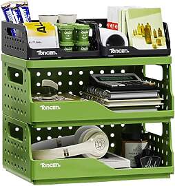 Yuhtech 3 Etagen Papiertablett Desktop Organizer