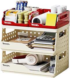 Yuhtech 3 Etagen Papiertablett Desktop Organizer