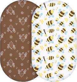 Yukkidds 2er Pack Baby Spannbettlaken