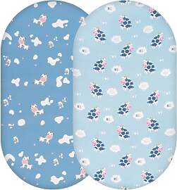 Yukkidds 2er Pack Baby Spannbettlaken