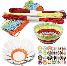 Yumcute 6 Osterkörbchen und Bunte Seile, DIY