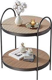 Yumyolk Beistelltisch, Couchtisch rund, 40 x 40 x