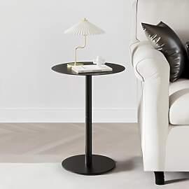 Yumyolk Runder Beistelltisch, Metall Modern 2