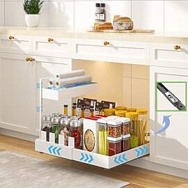 YunNasi Schrank Organizer Küche, 2 Etagen