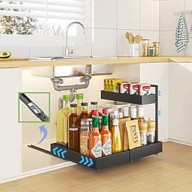 YunNasi Schrank Organizer Küche, 2 Etagen