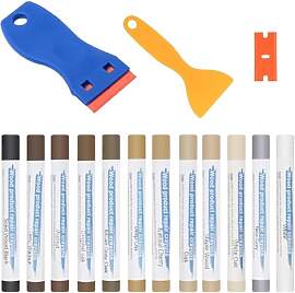 Yuqilin 15 Stück Laminat Reparaturset Parkett