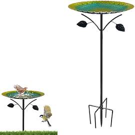 Yuragim Vogeltränke Stehend, Vogelbad Garten