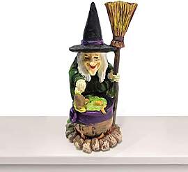 Yusheng Zauberer Statue Hexe Figur, Zauberer- und