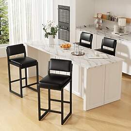 YUUIJOAA Bar Hocker 4er Set,Barhocker mit
