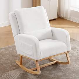 YUUIJOAA Schaukelsessel,Stillsessel Babyzimmer mit 