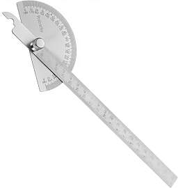 YUXIANLB Profi Winkelmesser Edelstahl Präzisions