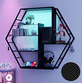 YU YUSING Schwebende Regale mit RGB 7 Farben,