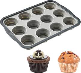 YXHZVON Muffinform Silikon, Faltbart Muffin