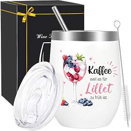 YYSWSAKY Lillet Weinbecher Edelstahl, Wildberry