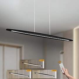 YYUTLUO LED Holz Pendelleuchte Esstisch