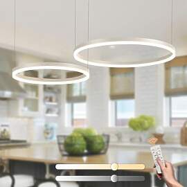 YYUTLUO Moderner DIY-Kreis-LED-Kronleuchter | 2