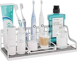 Zahnbürstenhalter für Badezimmer Organizer, 6